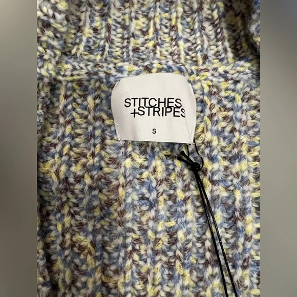 NWT Revolve Stitches and Stripes Multi Colored Cardigan size Small - Picture 3 of 3